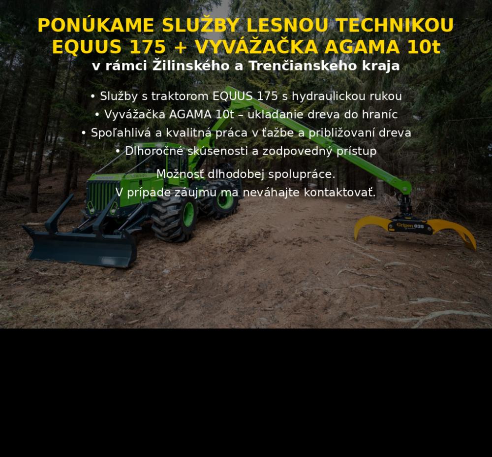 Ponukame sluzby v tazbe dreva